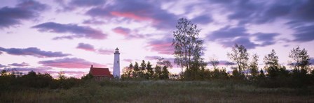 Tawas Point Lighthouse, Lake Huron, Michigan by Panoramic Images art print