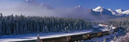 Train Banff National Park, Alberta, Canada by Panoramic Images art print