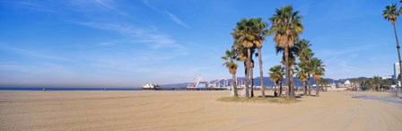 Santa Monica Beach, CA by Panoramic Images art print