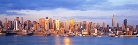 Sunrise in New York, NY by Panoramic Images art print