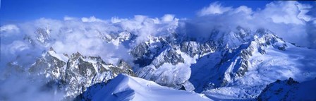 Aiguille du Plan Alps, France by Panoramic Images art print