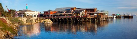 Old Fisherman&#39;s Wharf, Monterey, California by Panoramic Images art print