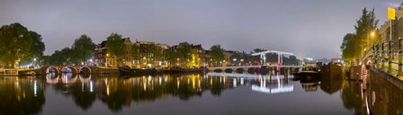 Magere Brug, North Holland, Netherlands by Panoramic Images art print