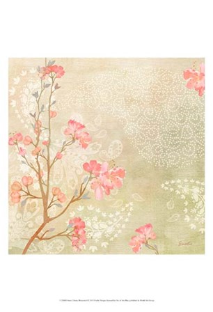 Sweet Cherry Blossoms I by Evelia Designs art print