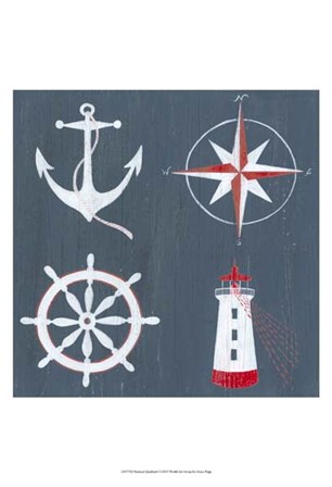 Nautical Quadrant I by Grace Popp art print