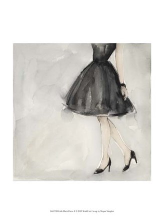 Little Black Dress II by Megan Meagher art print