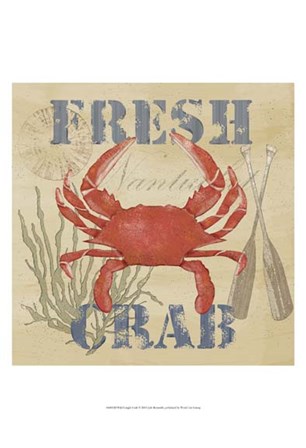 Wild Caught Crab by Jade Reynolds art print