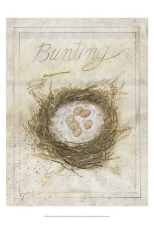 Nest - Bunting by Elissa Della-Piana art print