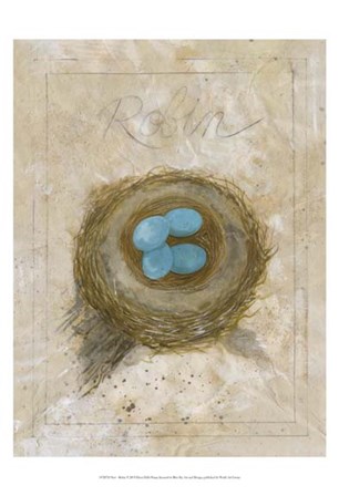 Nest - Robin by Elissa Della-Piana art print