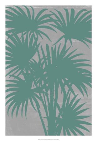 Chromatic Palms II by Jennifer Goldberger art print