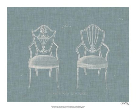 Hepplewhite Chairs III by Hepplewhite art print