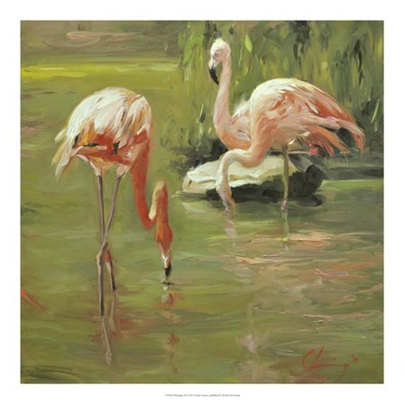 Flamingo II by Chuck Larivey art print