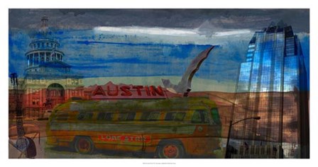Austin Bus by Sisa Jasper art print