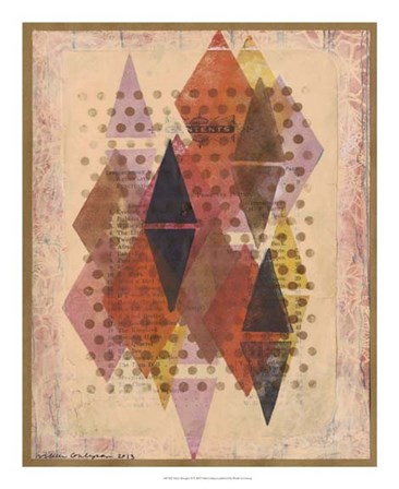 Inked Triangles II by Nikki Galapon art print