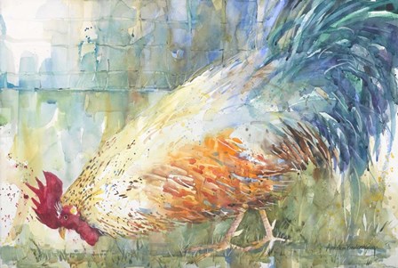 Feathered Forager by Annelein Beukenkamp art print