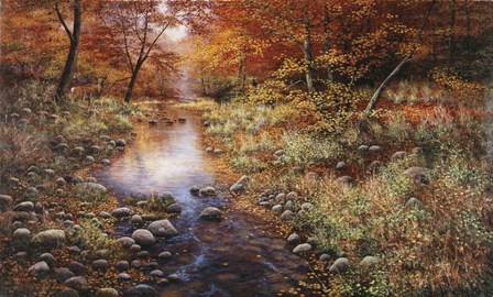 Autumn Gold by Bill Makinson art print