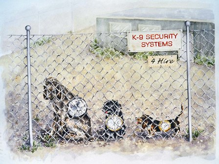 Watch Dogs by Charlsie Kelly art print