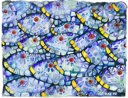 Schooling by Charlsie Kelly art print