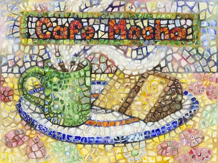 Cafe Mocha by Charlsie Kelly art print