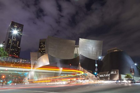 Bus Streak Disney Concert Hall by Chris Moyer art print