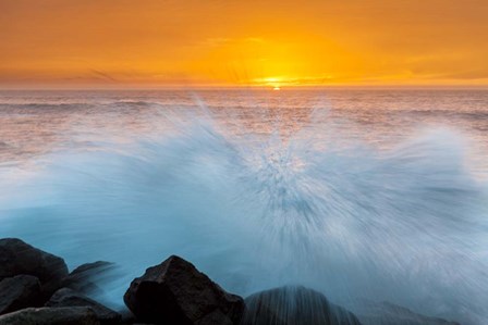 Sunset Splash by Chris Moyer art print