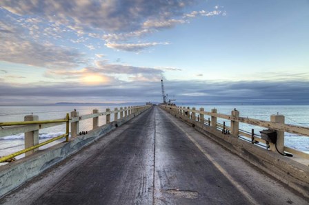 Carpinteria Pier View I by Chris Moyer art print