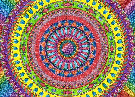 Aztec Rainbow by Hello Angel art print