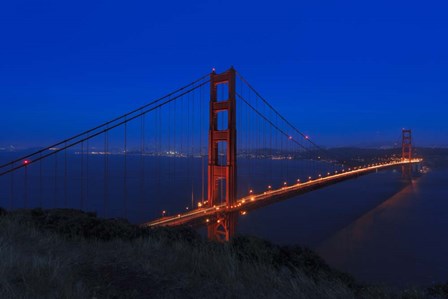 Golden Gate bridge at Night by Galloimages Online art print