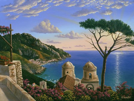 Villa Rufolo - Italy by Eduardo Camoes art print