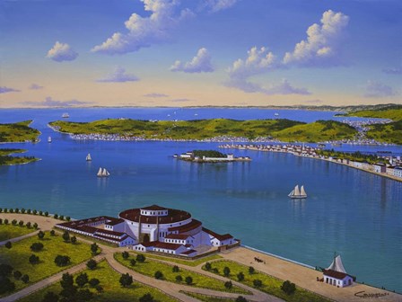 The Battery, NY by Eduardo Camoes art print