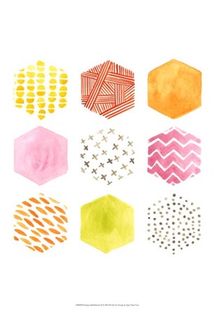Honeycomb Patterns II by June Erica Vess art print