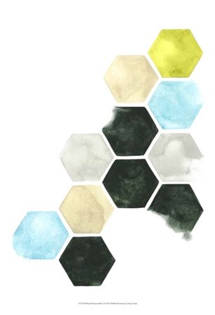 Hazed Honeycomb I by Grace Popp art print