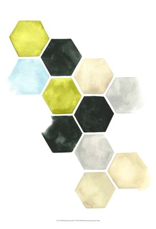 Hazed Honeycomb II by Grace Popp art print