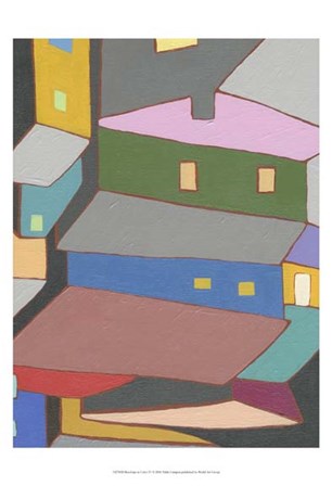Rooftops in Color IV by Nikki Galapon art print