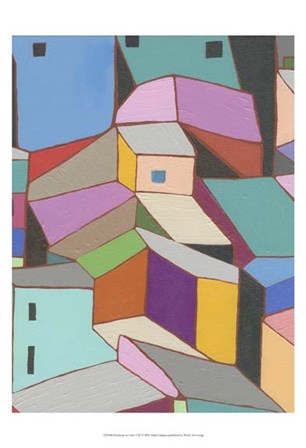 Rooftops in Color VIII by Nikki Galapon art print