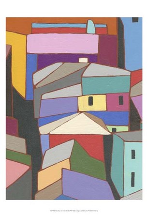 Rooftops in Color IX by Nikki Galapon art print