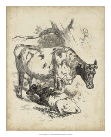 Pastoral Sketch I art print