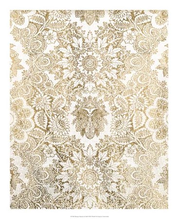 Baroque Tapestry in Gold I by Vision Studio art print