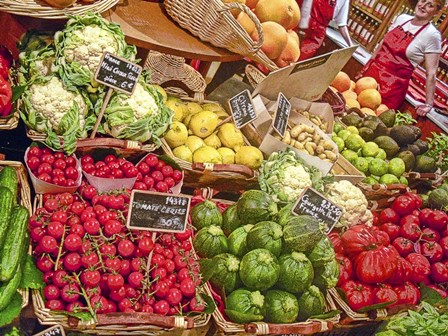 Trip Vegetables by Liz Zernich art print