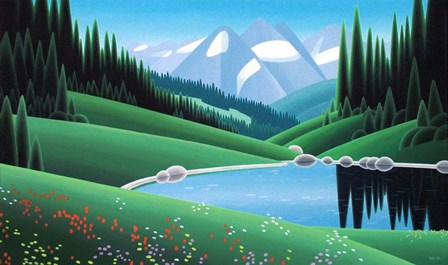 Apine Vista by Ron Parker art print