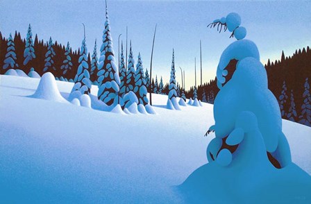 Snowy Dawn by Ron Parker art print