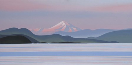 Mount Baker - Evening by Ron Parker art print