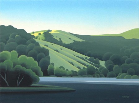 Morning On The Reservoir by Ron Parker art print