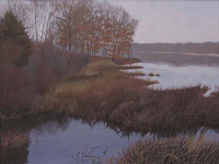 Nature Center Lake at Kensington by Rusty Frentner art print