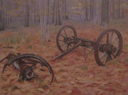 Ol Wagon by Rusty Frentner art print