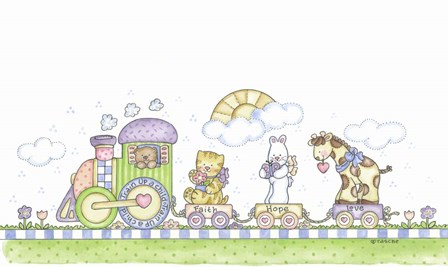 Train Up A Child 2 by Shelly Rasche art print