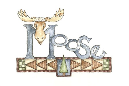 Moose by Shelly Rasche art print