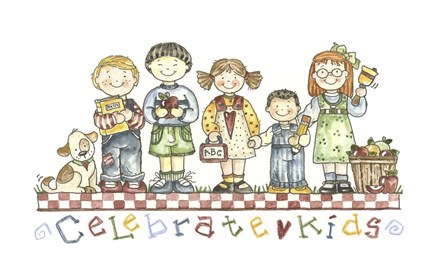 Celebrate Kids by Shelly Rasche art print