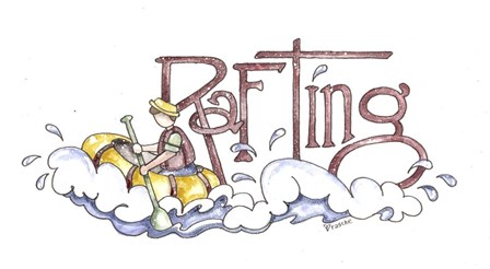 Rafting by Shelly Rasche art print