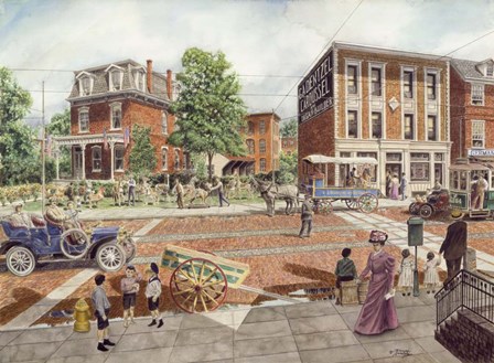 4Th Of July, Denzels Workshop by Stanton Manolakas art print